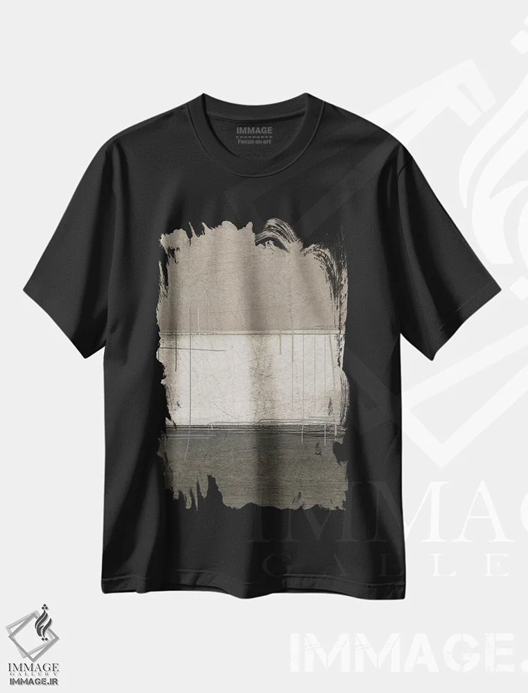تیشرت مشکی طرح دار نهایت شگفتی اثر کارول لین تایس | فروشگاه ایماژ