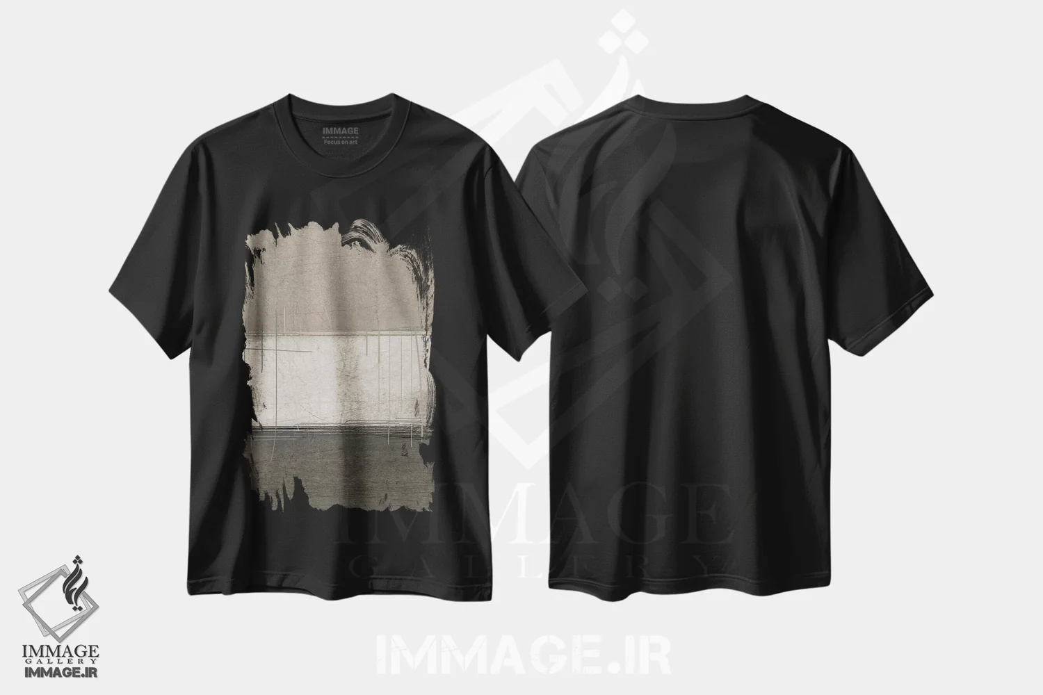 تیشرت مشکی طرح دار نهایت شگفتی اثر کارول لین تایس | فروشگاه ایماژ