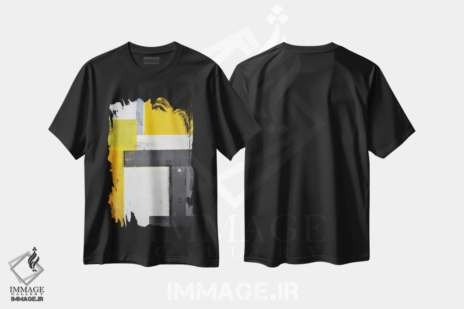 تیشرت مشکی طرح دار هر چیزی ممکن است اثر کارول لین تایس | immage.ir