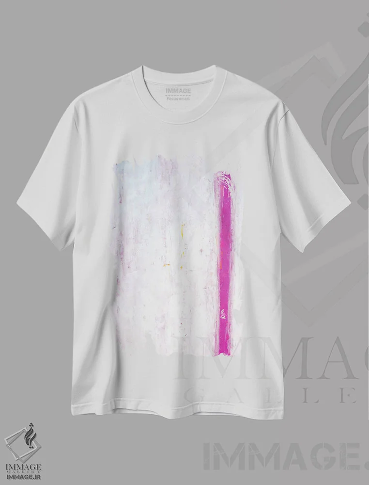 تیشرت سفید طرح دار حمایت اثر کارول لین تایس | فروشگاه ایماژ