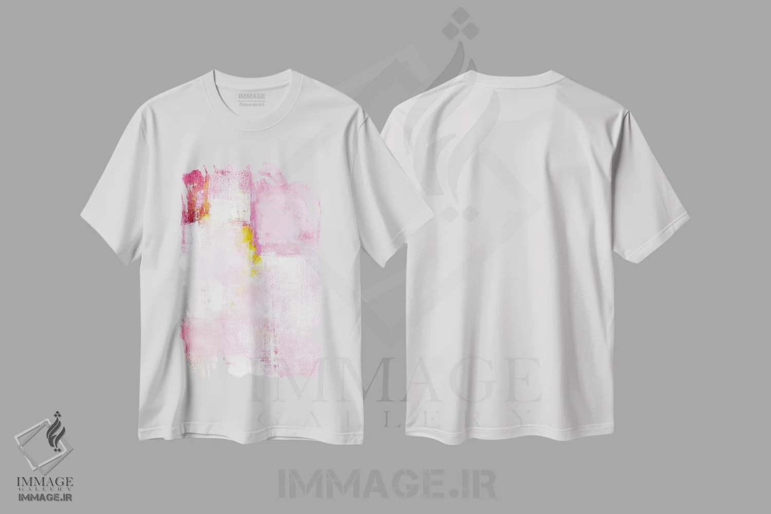 تیشرت سفید طرح دار شیرین تر شده اثر کارول لین تایس | immage.ir