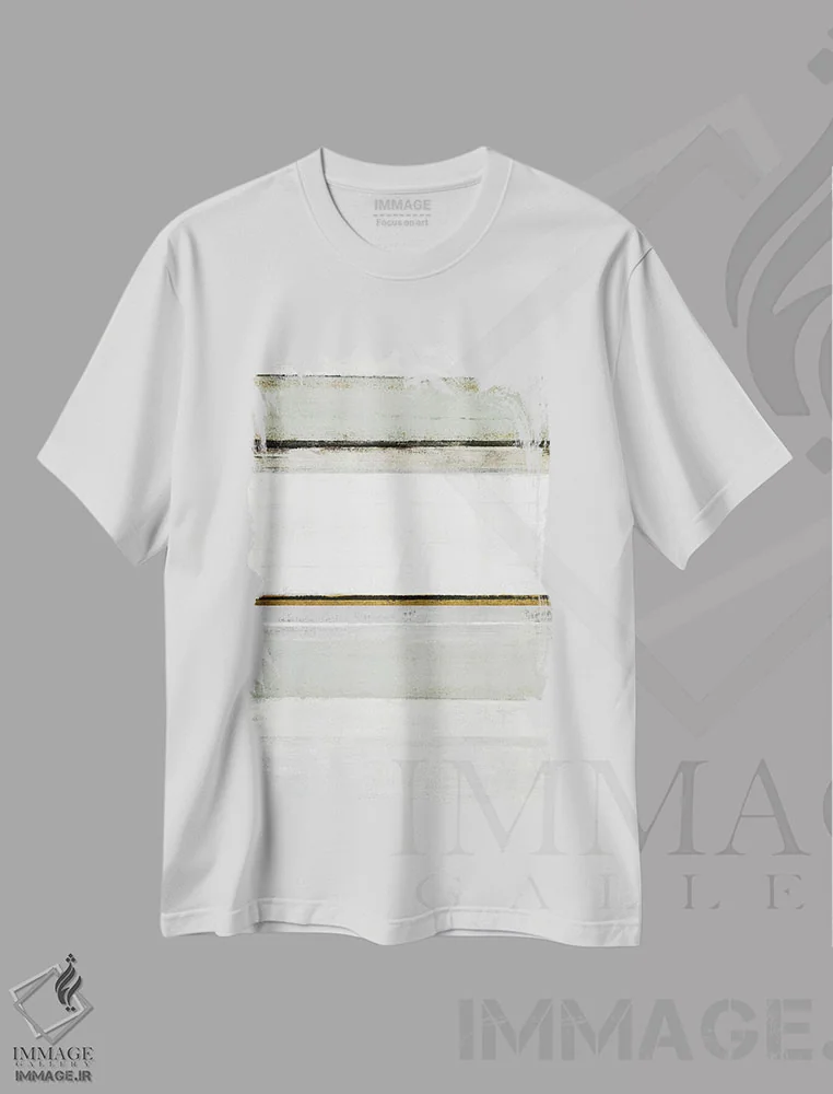 تیشرت سفید طرح دار "تستوسترون" اثر کارول لین تایس | immage.ir