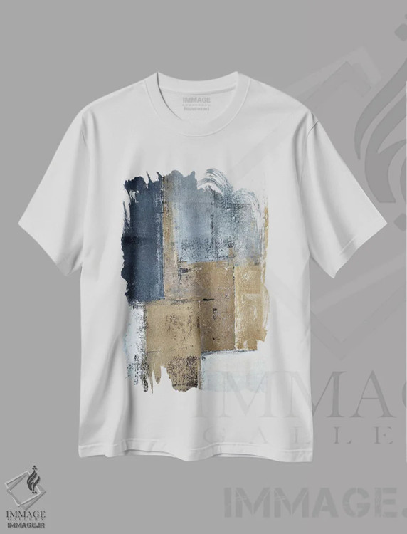تیشرت سفید طرح دار "دوراندیش" اثر کارول لین تایس | immage.ir