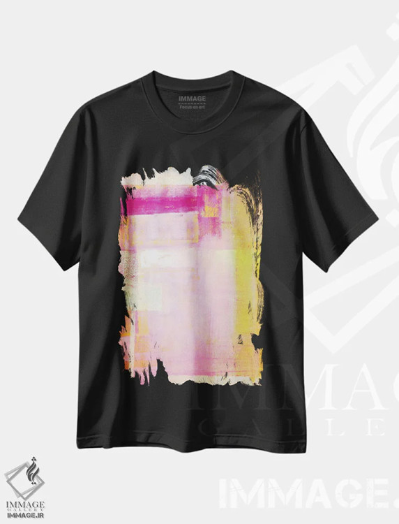 تیشرت مشکی طرح دار "خوشمزه" اثر کارول لین تایس | immage.ir