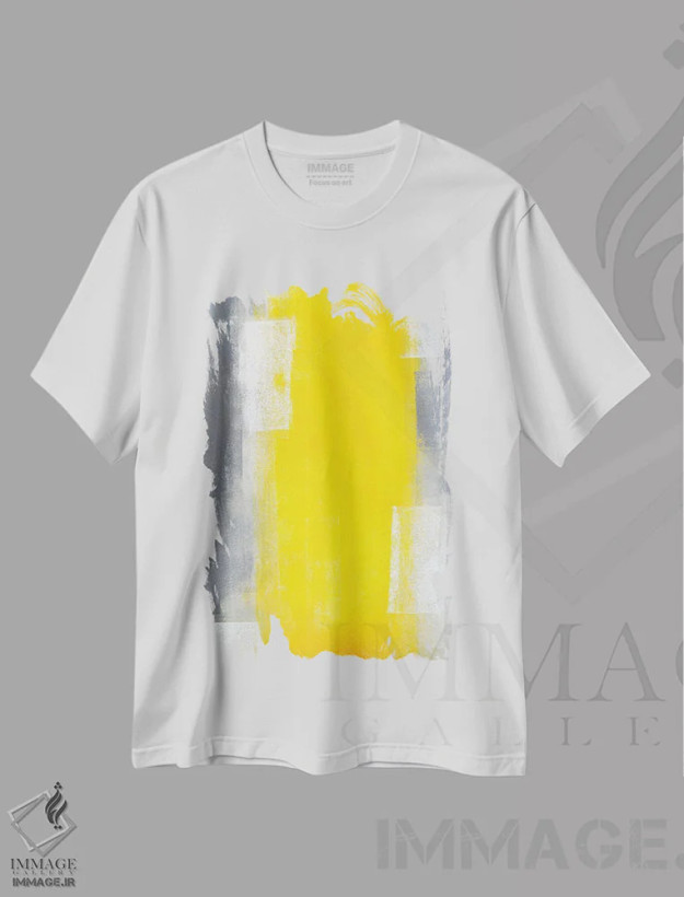 تیشرت سفید طرح دار "لباس رسمی پوشیدن" اثر کارول لین تایس | فروشگاه ایماژ