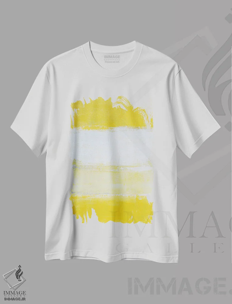 تیشرت سفید طرح دار "عکس فوری" اثر کارول لین تایس | فروشگاه ایماژ
