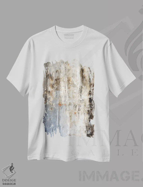 تیشرت سفید طرح دار "بینشمند" اثر کارول لین تایس | فروشگاه ایماژ