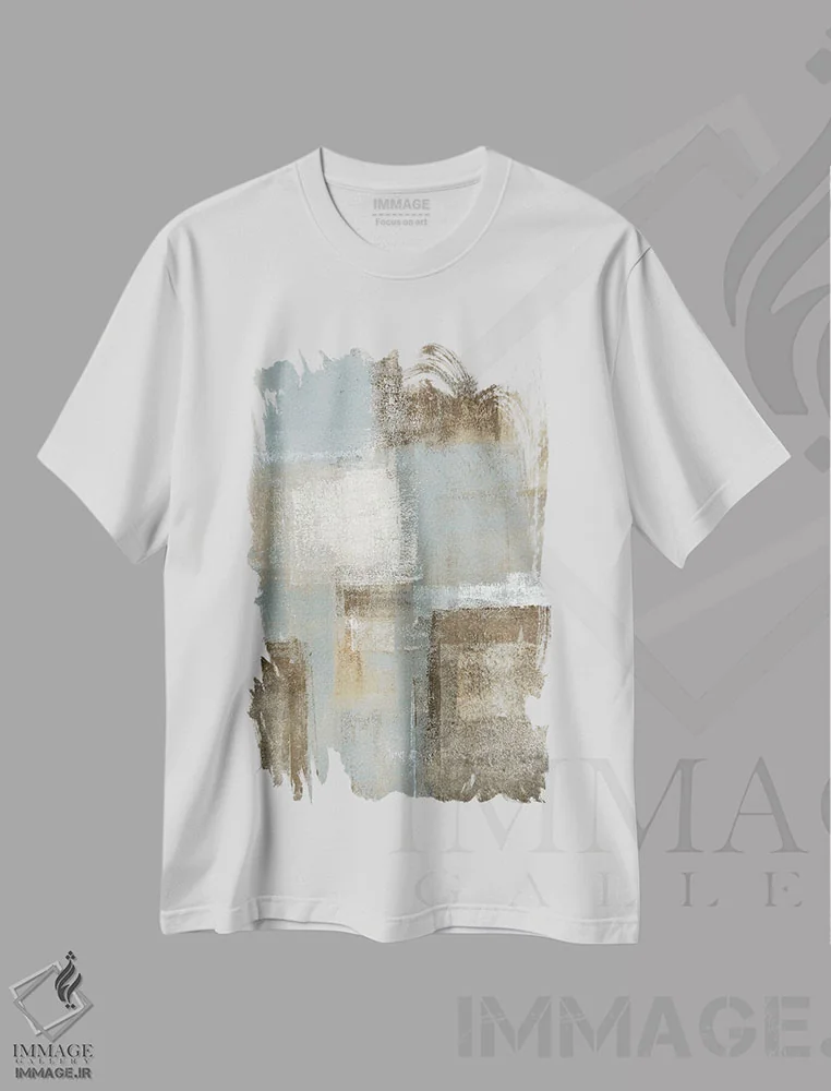 تیشرت سفید طرح دار "پرواز" اثر کارول لین تایس | immage.ir