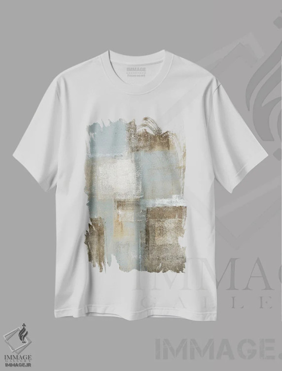 تیشرت سفید طرح دار "پرواز" اثر کارول لین تایس | immage.ir
