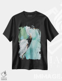 تیشرت مشکی طرح دار "ماهی خوار کی وست"، دکور ساحلی اثر کارول رابینسون | immage.ir