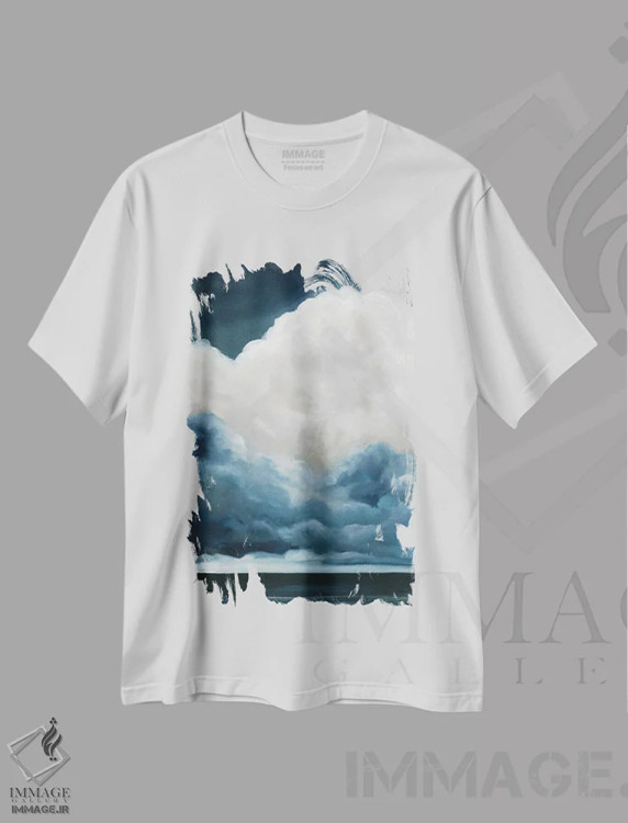 تیشرت سفید طرح دار نمایش طبیعت II، مدیوم اثر کارول رابینسون | immage.ir