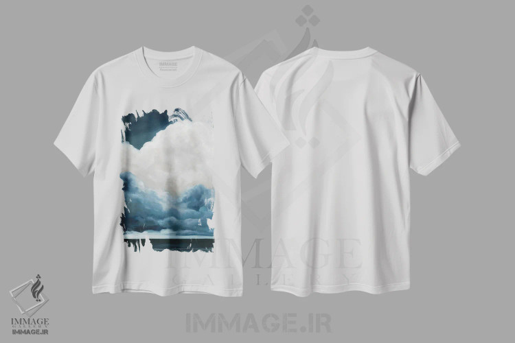 تیشرت سفید طرح دار نمایش طبیعت II، مدیوم اثر کارول رابینسون | immage.ir