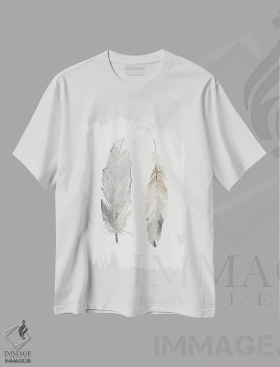تیشرت سفید طرح دار پرواز خیالی I، دکور بوهمی اثر کارول رابینسون | فروشگاه ایماژ