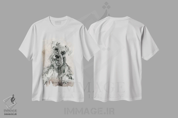 تیشرت سفید طرح دار شنوزر، دکور معاصر اثر کارول رابینسون | immage.ir