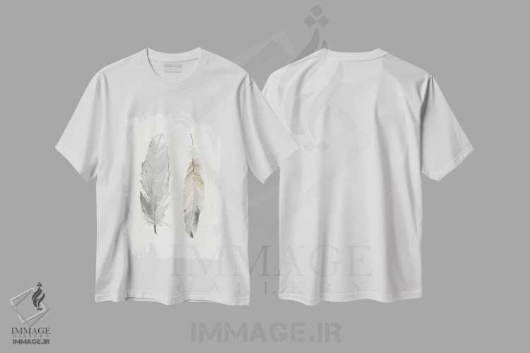 تیشرت سفید طرح دار پرواز خیالی I، دکور بوهمی اثر کارول رابینسون | فروشگاه ایماژ