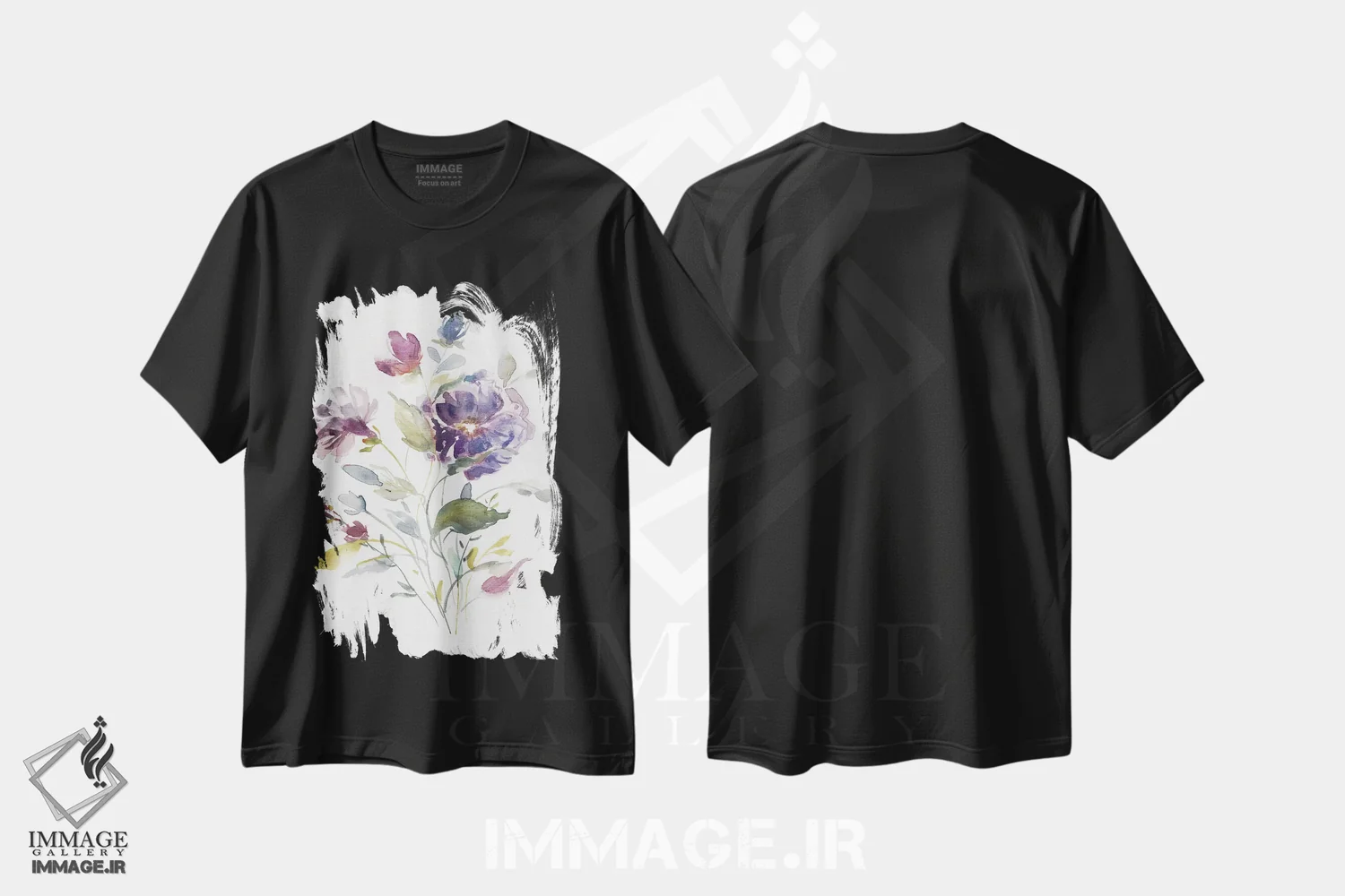 تیشرت مشکی طرح دار تنوع رنگ I، تزئینی اثر کارول رابینسون | فروشگاه ایماژ