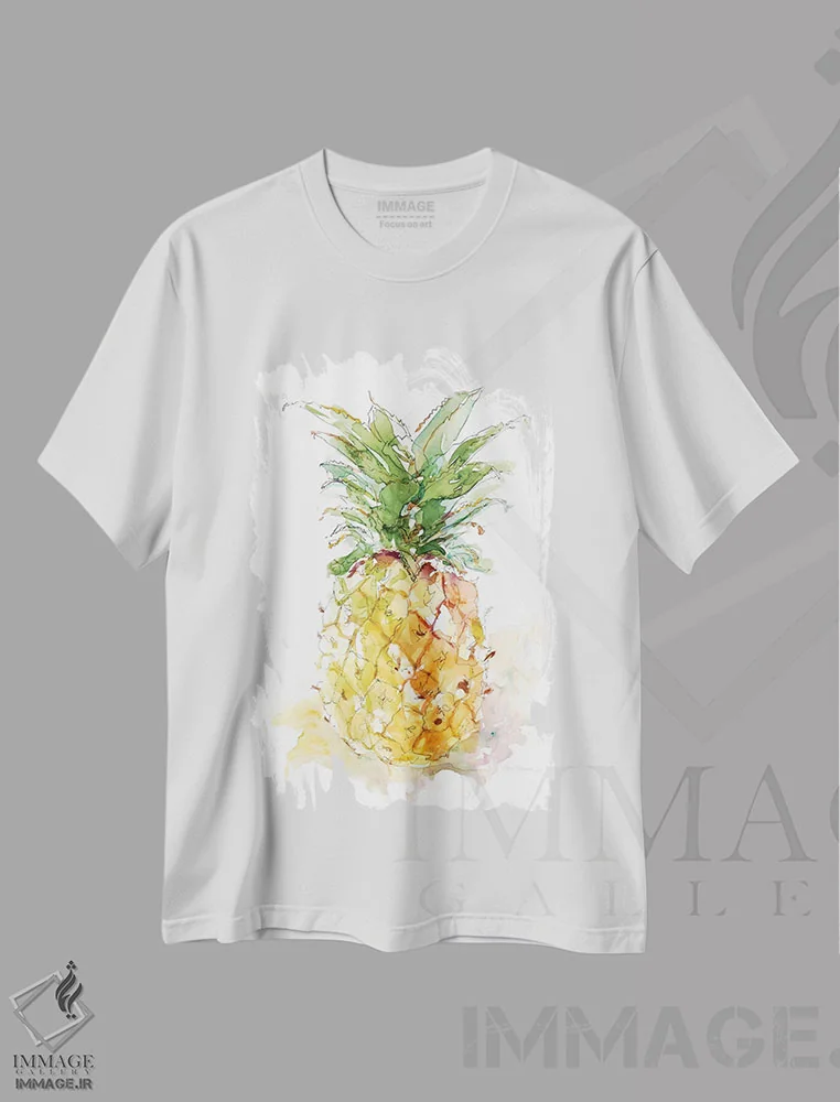 تیشرت سفید طرح دار رسیده خوشمزه II، دکور معاصر اثر کارول رابینسون | immage.ir