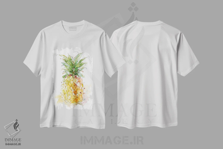 تیشرت سفید طرح دار رسیده خوشمزه II، دکور معاصر اثر کارول رابینسون | immage.ir