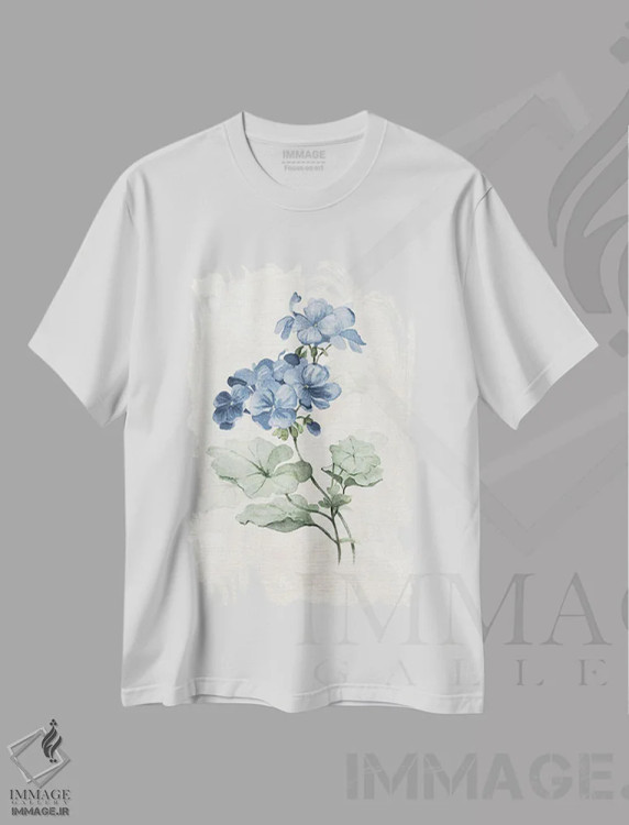 تیشرت سفید طرح دار خانهٔ روستایی و پری وینکل I، دکور معاصر اثر کارول رابینسون | immage.ir