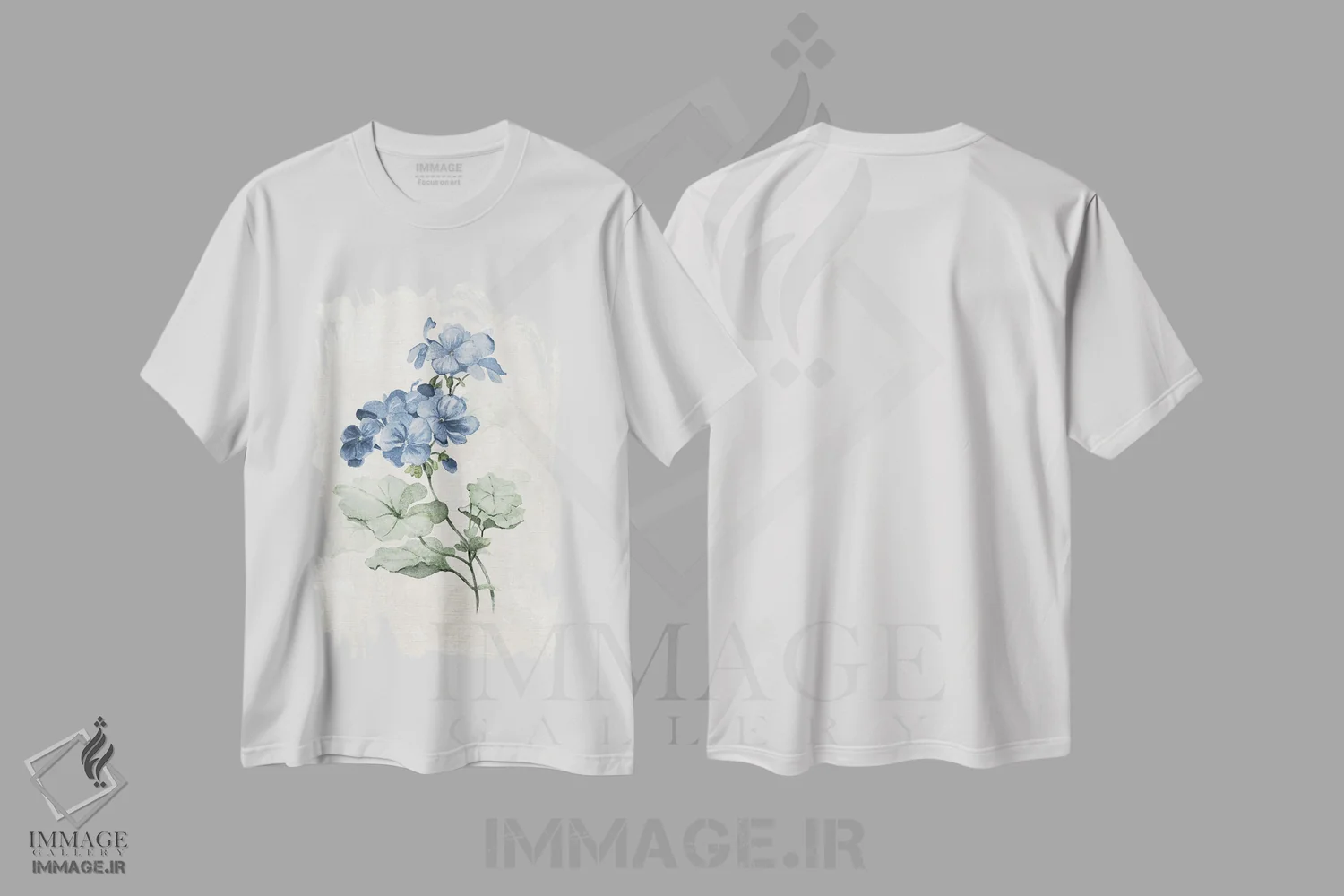 تیشرت سفید طرح دار خانهٔ روستایی و پری وینکل I، دکور معاصر اثر کارول رابینسون | immage.ir