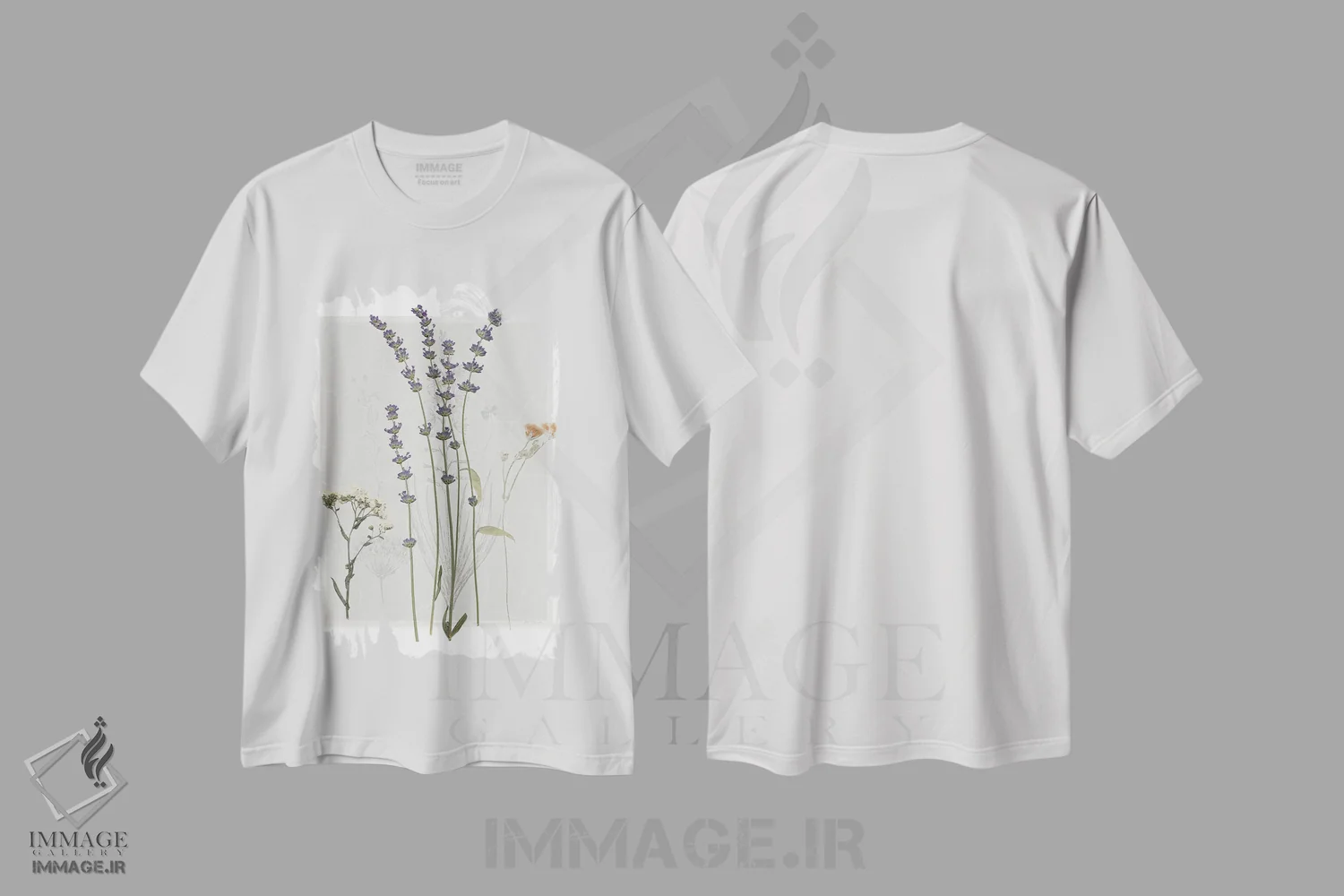 تیشرت سفید طرح دار صفحهٔ تحقیق میدانی I، دکور روستایی اثر کارول رابینسون | immage.ir