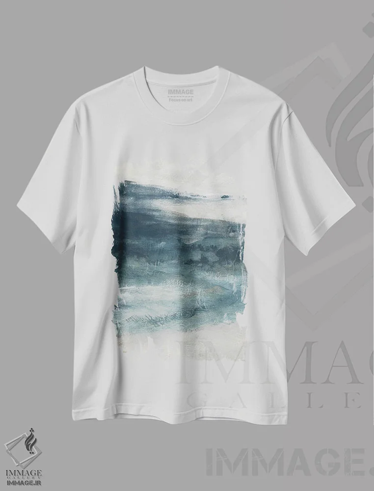 تیشرت سفید طرح دار ورودی خصوصی I اثر کارول رابینسون | فروشگاه ایماژ