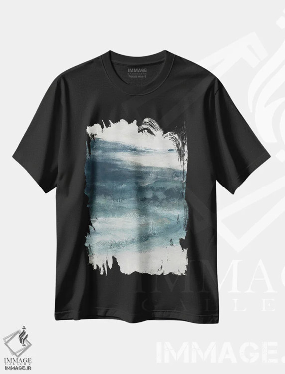 تیشرت مشکی طرح دار ورودی خصوصی I اثر کارول رابینسون | immage.ir