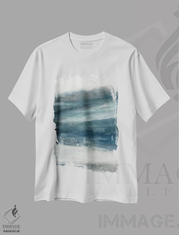 تیشرت سفید طرح دار ورودی خصوصی II اثر کارول رابینسون | immage.ir