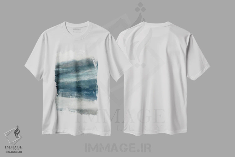 تیشرت سفید طرح دار ورودی خصوصی II اثر کارول رابینسون | immage.ir