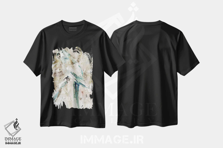 تیشرت مشکی طرح دار صبح در ریو II، دکور معاصر اثر کارول رابینسون | فروشگاه ایماژ