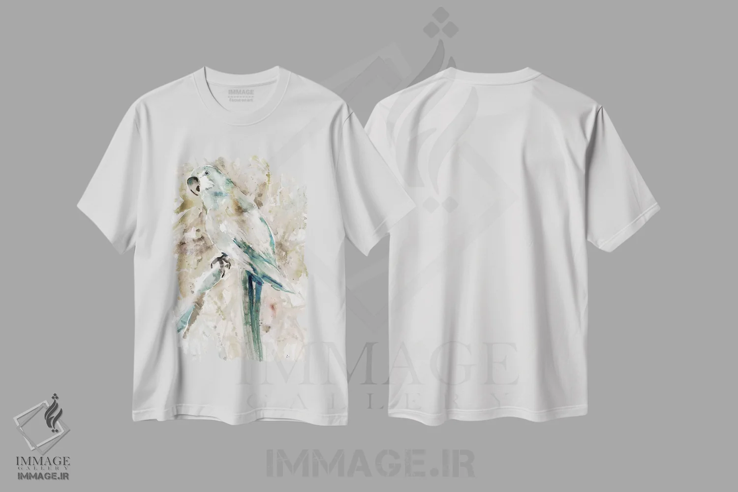 تیشرت سفید طرح دار صبح در ریو II، دکور معاصر اثر کارول رابینسون | immage.ir