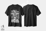 تیشرت مشکی طرح دار آنها زنده اند، هنر دیجیتال سیاه و سفید اثر کریس ریچموند | immage.ir