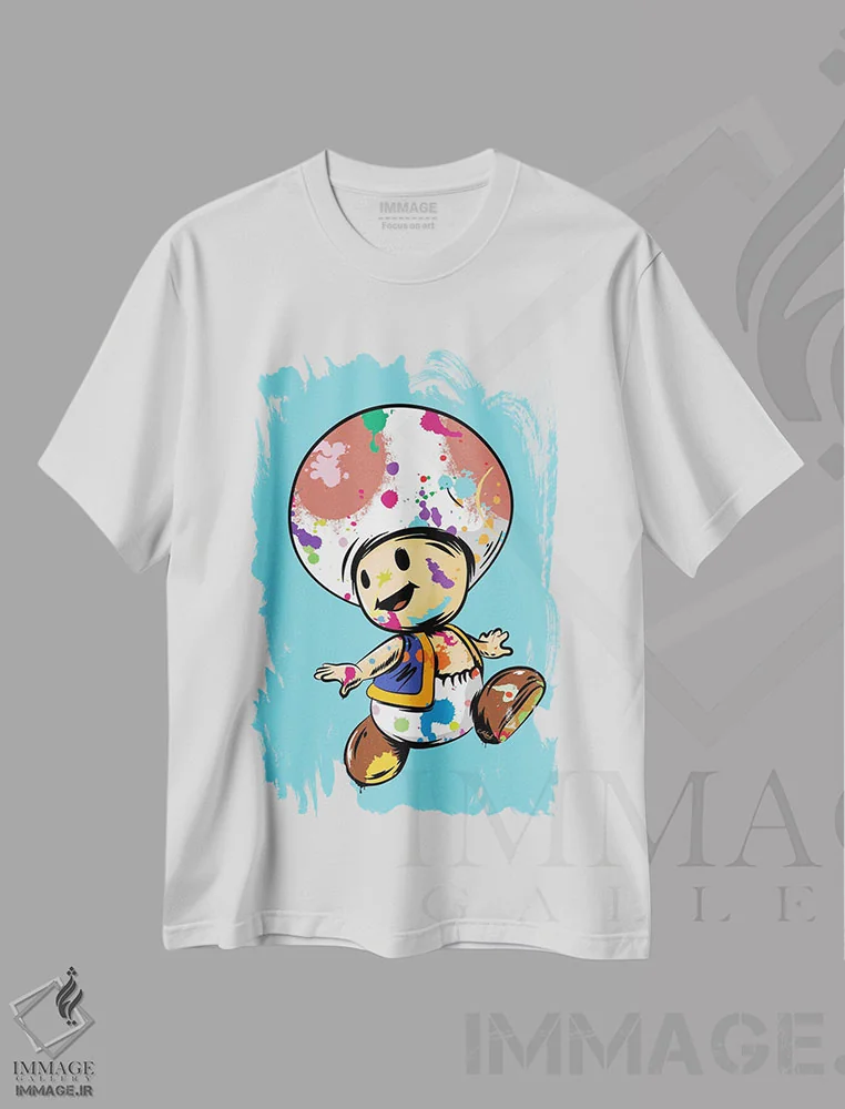 تیشرت سفید طرح دار تود گرافیتی اثر کریس ریچموند | immage.ir