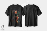 تیشرت مشکی طرح دار ملکهٔ باندونئون، هنر فاخر اثر کالین استیپلز | immage.ir