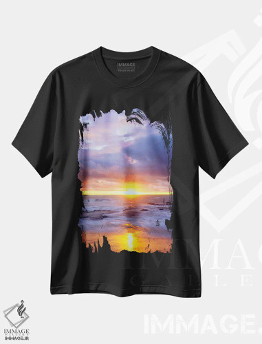 تیشرت مشکی طرح دار آثار کریستوفر تالبوت فرانک - immage.ir