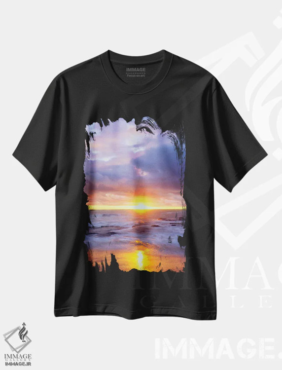تیشرت مشکی طرح دار آثار کریستوفر تالبوت فرانک - immage.ir