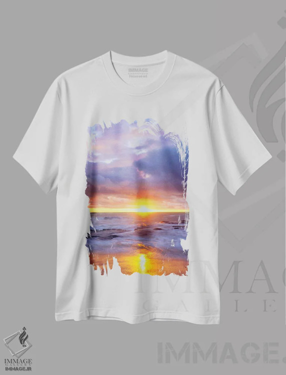 تیشرت سفید طرح دار آثار کریستوفر تالبوت فرانک - فروشگاه ایماژ