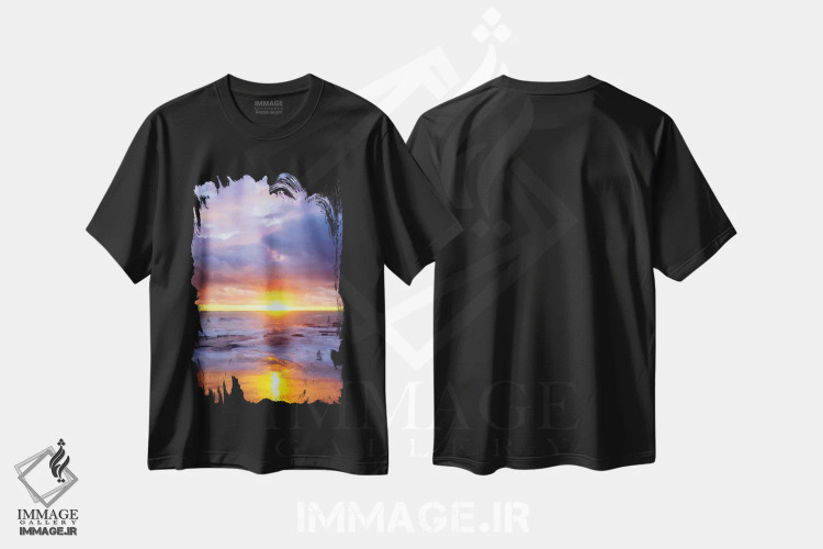 تیشرت مشکی طرح دار آثار کریستوفر تالبوت فرانک - immage.ir