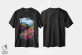 تیشرت مشکی طرح دار گل های وحشی، پارک ملی بنف، آلبرتا، کانادا، مدیوم اثر کریستوفر تالبوت فرانک | immage.ir