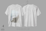 تیشرت سفید طرح دار فقط برو، تزئینی اثر امانوئلا کاراتونی | immage.ir