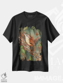 تیشرت مشکی طرح دار کارولینا ورن، تزئینی اثر کریستین ریشو | immage.ir