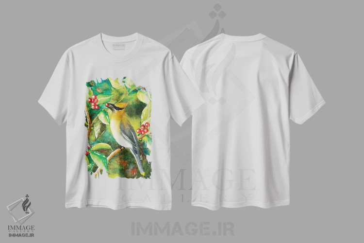 تیشرت سفید طرح دار سدار واکس وینگ، تزئینی اثر کریستین ریشو | immage.ir