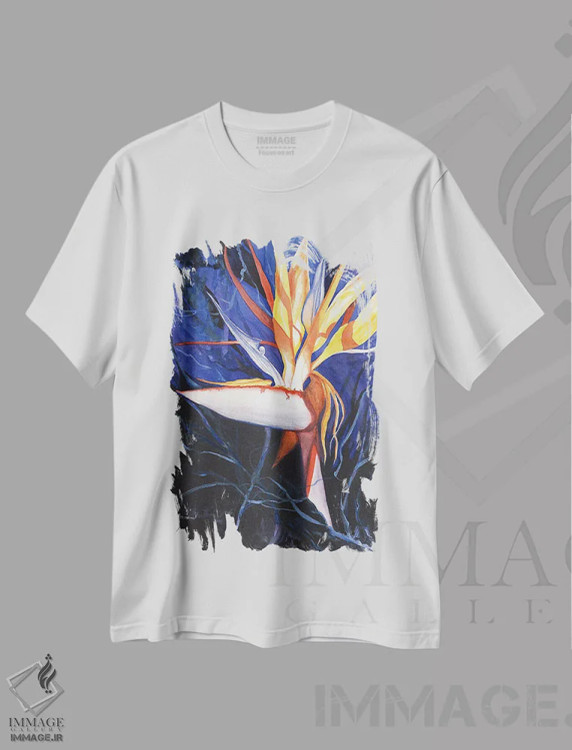 تیشرت سفید طرح دار وحشی و داغ، تزئینی اثر کریستین ریشو | فروشگاه ایماژ