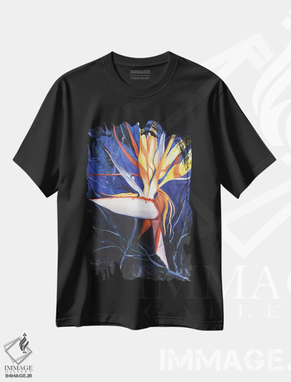 تیشرت مشکی طرح دار وحشی و داغ، تزئینی اثر کریستین ریشو | immage.ir