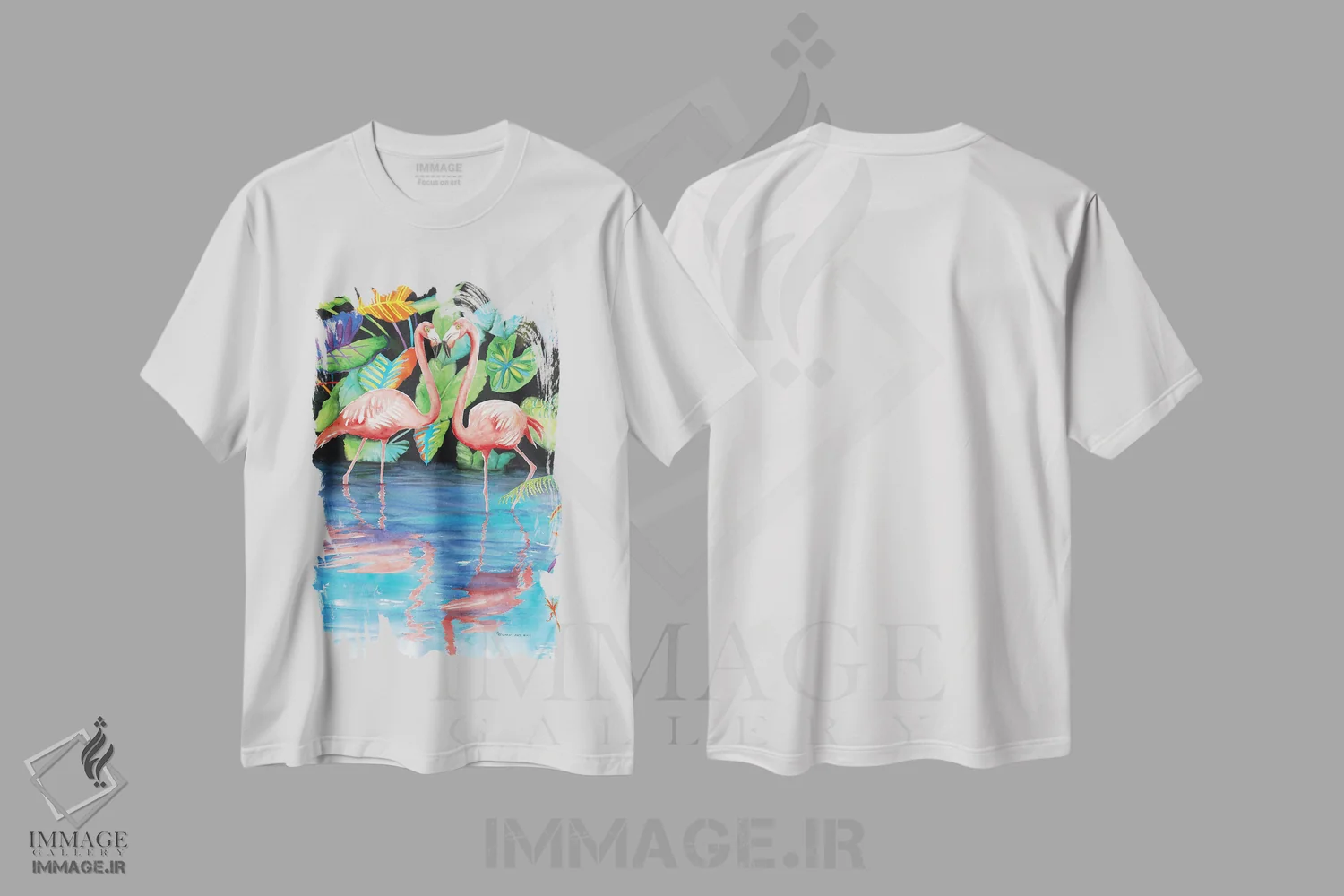 تیشرت سفید طرح دار این لحظهٔ جادویی، تزئینی اثر کریستین ریشو | فروشگاه ایماژ