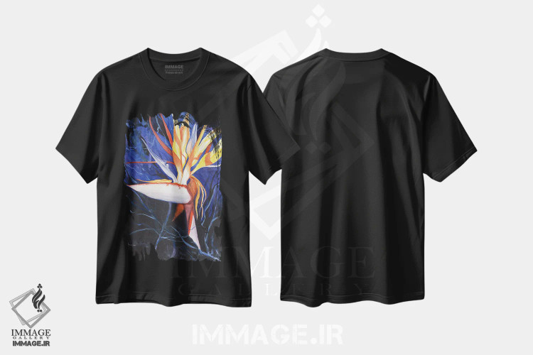 تیشرت مشکی طرح دار وحشی و داغ، تزئینی اثر کریستین ریشو | immage.ir
