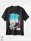 تیشرت مشکی طرح دار سفر به آتن، هنر دیجیتال اثر سَتردی ایونینگ پُست | immage.ir