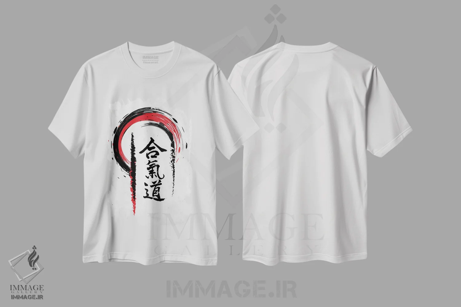 تیشرت سفید طرح دار کلمهٔ آی کیدو اثر کورنل ولاد | immage.ir