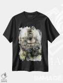 تیشرت مشکی طرح دار گوریل، تزئینی اثر کورنل ولاد | immage.ir