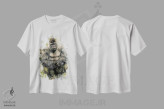 تیشرت سفید طرح دار گوریل، تزئینی اثر کورنل ولاد | فروشگاه ایماژ